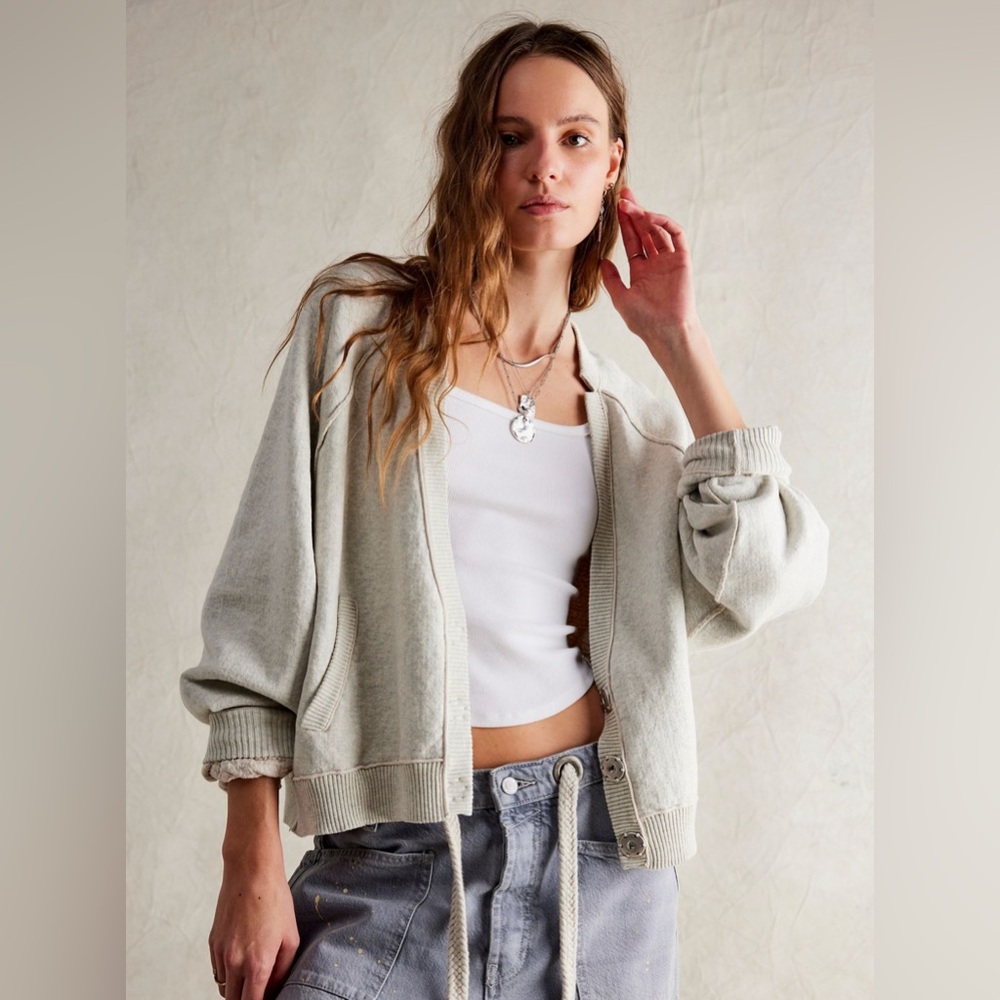 NWT Free People We The Free Midnight Cardi